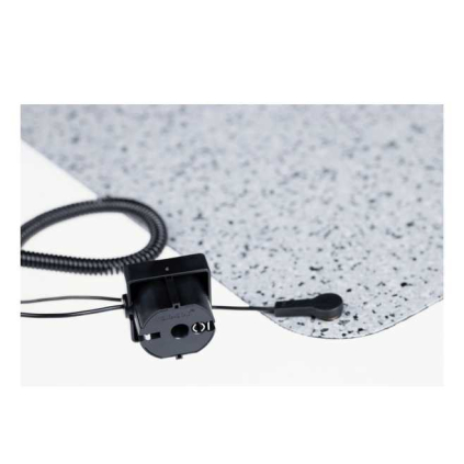 Covoraș antistatic pentru scaun RS Office Yoga Flat ESD 90 x 120 cm, marmură
