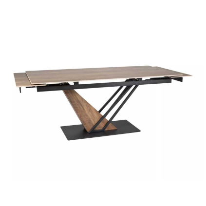 Masă de bucătărie Michel II 180 x 90 cm, stejar / negru