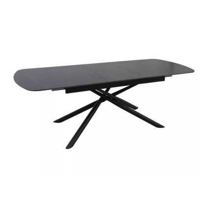 Masă de bucătărie Valmir 180 x 90 cm, negru