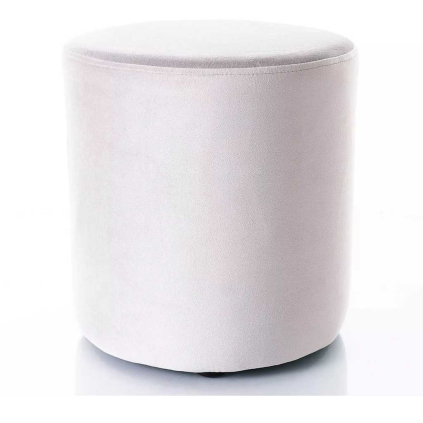 Taburet Caen C Velvet, gri deschis