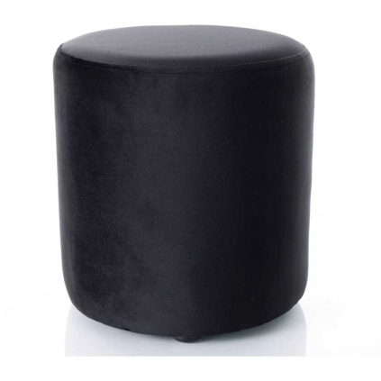 Taburet Caen C Velvet, negru
