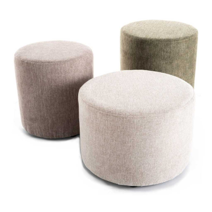 Set 3x taburet Caen, mix bej / maslinie