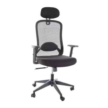 Scaun de birou Fabron, negru