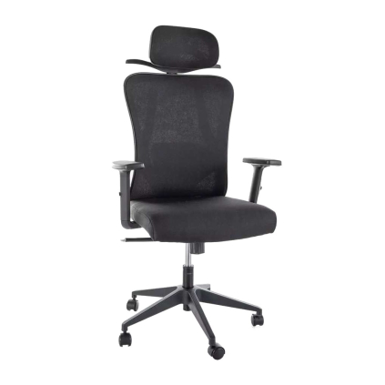 Scaun de birou Valrose II, negru
