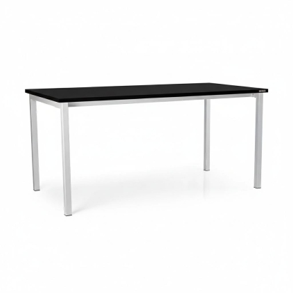 Masă universală cu picioare metalice 160 x 80 cm, negru
