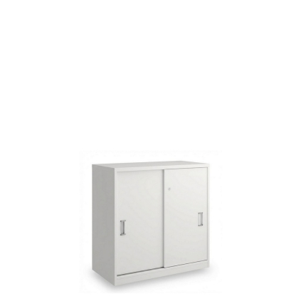 Dulap mic SimpleOffice 80 x 40 x 80 cm, alb