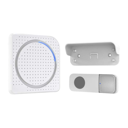 Sonerie wireless la priză 1L67, 200m, learning code, alb