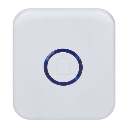 Sonerie wireless cu dinam 1L70, 150m, learning code, alb