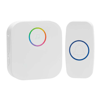 Sonerie wireless la priză 1L80, 180m, learning code, alb