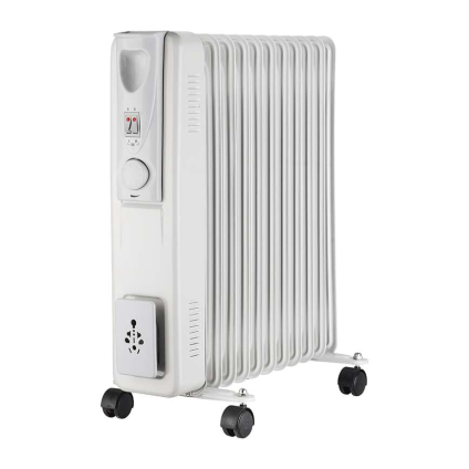 Radiator cu ulei OR02 2500W, alb