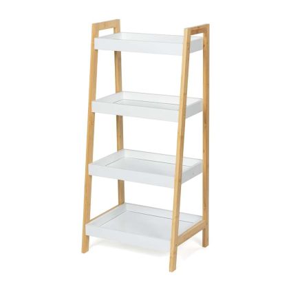 Raft Cotia, lemn natural / alb