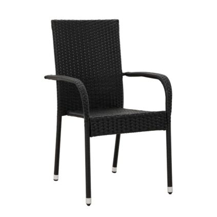 Scaun de grădină Corte, negru