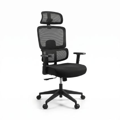 Scaun de birou Meglio, negru