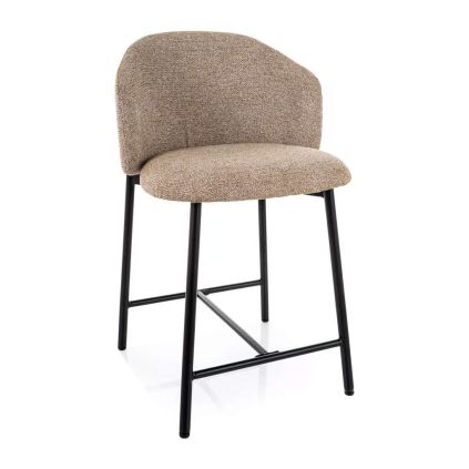 Scaun de bar Perbeck, bej / negru