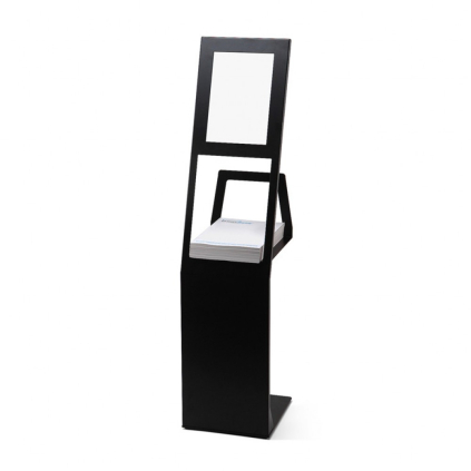 Stand pentru catalog A4, negru