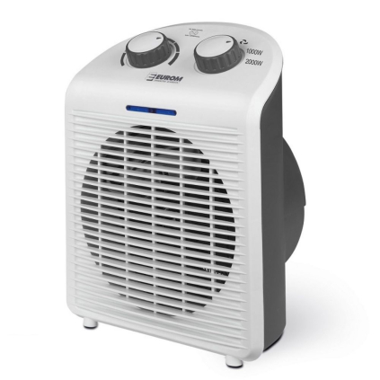 Ventilator cu aer cald EUROM SAFE-T 2000, alb