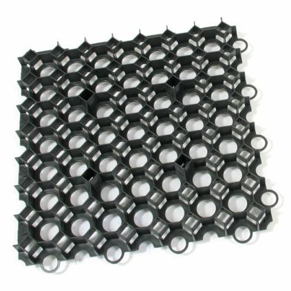 Gazon din plastic. Placa Stella 50 x 50 x 5 cm, neagra