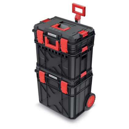 Set valiză A cu roți, 54,6 x 38 x 97 cm, negru
