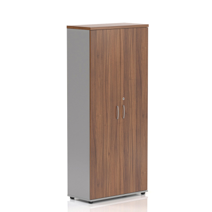 Dulap înalt lat Visio LUX 80 x 38,5 x 183,5 cm, nuc