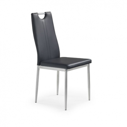 Scaun de bucaterie Coreon, negru/argintiu