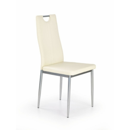 Scaun de bucaterie Coreon, crem/argintiu
