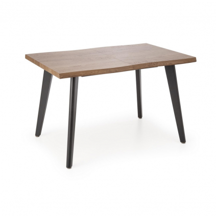 Masa de bucaterie Dickson II, lemn natural / negru