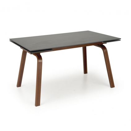 Masa de bucaterie Lozano, neagra/nuc