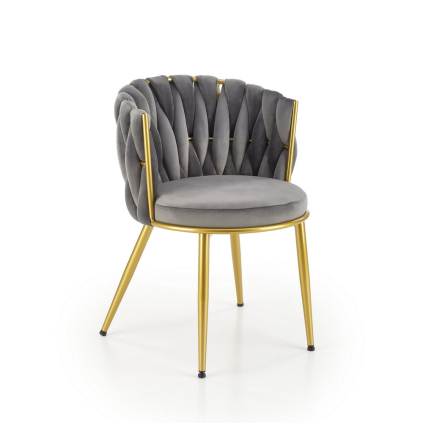 Scaun de bucaterie Naomi, gri