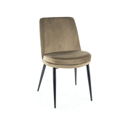 45812 jidelni zidle kayla velvet olivova