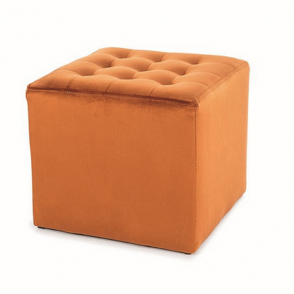 Scaun Lori Velvet, portocaliu