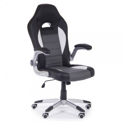 Fotoliu de birou Tech Plus, negru/gri