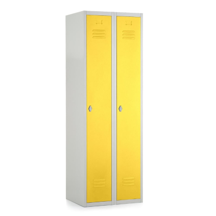 Dulap metalic, 60 x 50 x 180 cm, blocare, galben - ral 1023