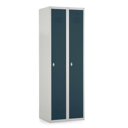 Dulap metalic, 60 x 50 x 180 cm, blocare cu rotire, antracit - ral 7016