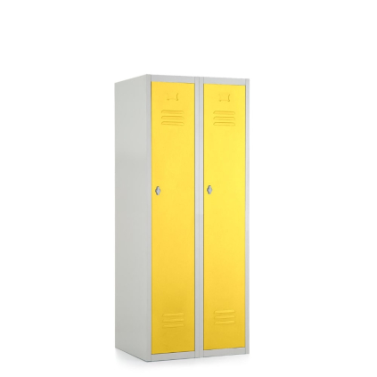 Dulap metalic, 60 x 50 x 150 cm, blocare, galben - ral 1023