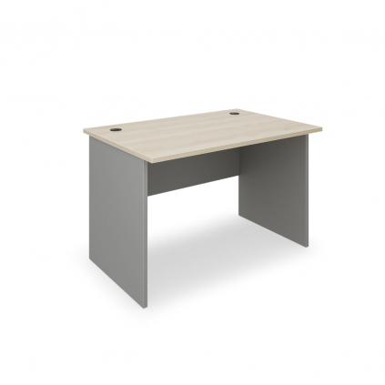 Masa SimpleOffice 120 x 80 cm, stejar deschis / gri