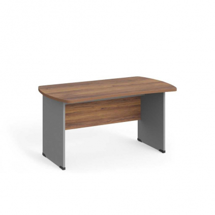 Masa de birou Manager 140 x 85 cm, nuca warmia / gri