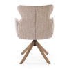 Scaun de bucătărie Anika, bej / nuc