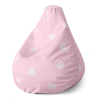 Sac de șezut Pear inimioare roz - pentru copii
, roz