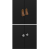 Dulap pentru haine Real II, negru