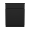Comodă Simplicity 80 x 40 x 100,5 cm, negru mat
