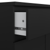 Comodă Simplicity 80 x 40 x 100,5 cm, negru mat
