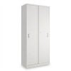 Dulap înalt SimpleOffice 80 x 40 x 180 cm, alb