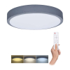 Plafonieră LED cu telecomandă Grey reglabil – diametru 49 cm, gri