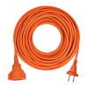 Prelungitor cu cuplă 1 priză – 10m, 3x1,5, portocaliu