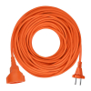 Prelungitor cu cuplă 1 priză – 15m, 2x1,5, portocaliu