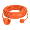 Prelungitor cu cuplă 1 priză – 20m, 2x1,5, portocaliu