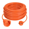 Prelungitor cu cuplă 1 priză – 30m, 2x1,5, portocaliu