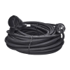 Prelungitor exterior cu cuplă 1 priză – 15m, 3x2,5, negru