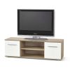 Comodă TV Lima, alb / stejar sonoma