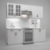 Set bucătărie Michella 220, alb